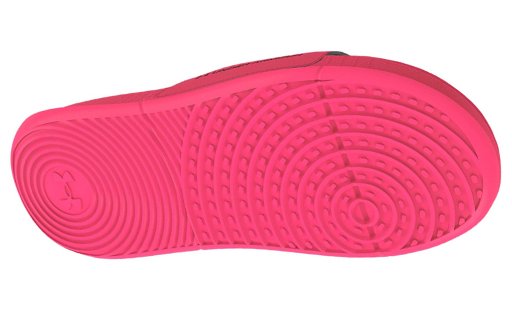 Under Armour Ansa sports and leisure beach EVA sole rubber sole anti-wear one-word slippers for men and women the same pink