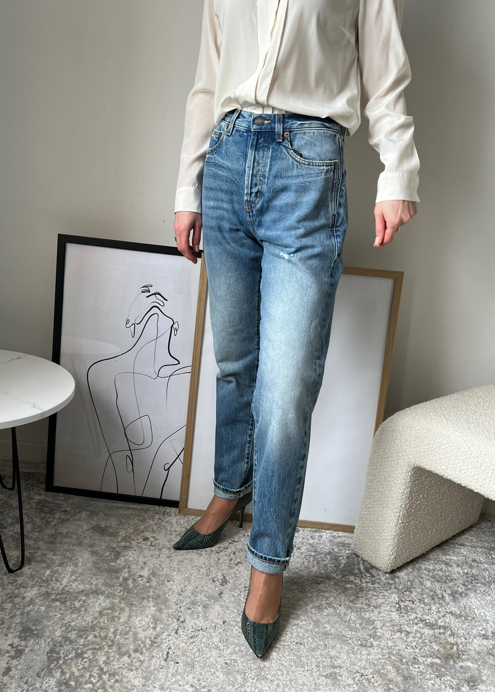 Новые джинсы Saint Laurent, S