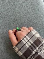 Кольцо Капля, стекло