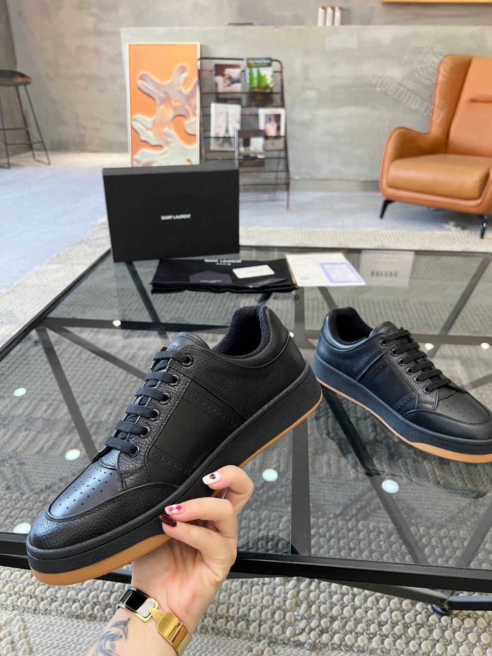 Кеды Saint Laurent