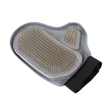 Nunbell пуходёрка варежка для кошек и собак с металлическими зубьями