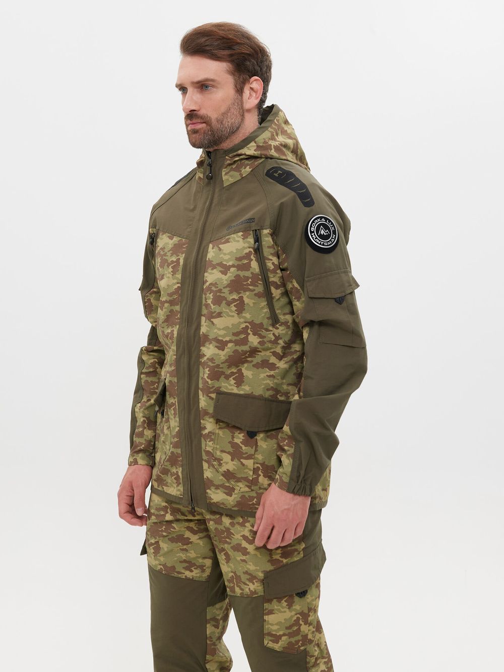 Костюм летний Горка-Люкс ткань Nylon Cotton Рип-Стоп цвет Хаки/MV-23