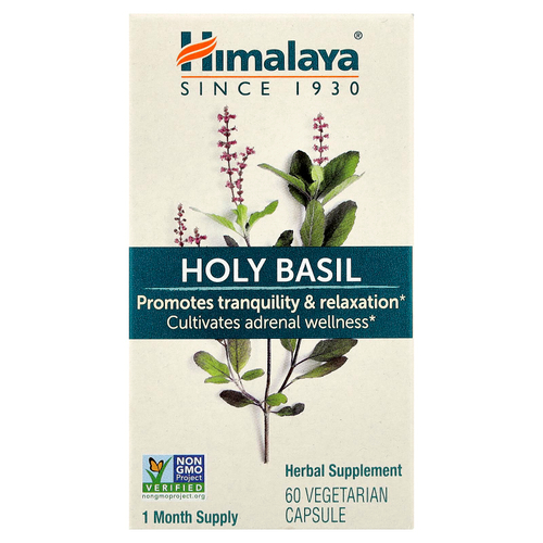Himalaya, базилик священный, 60 вегетарианских капсул