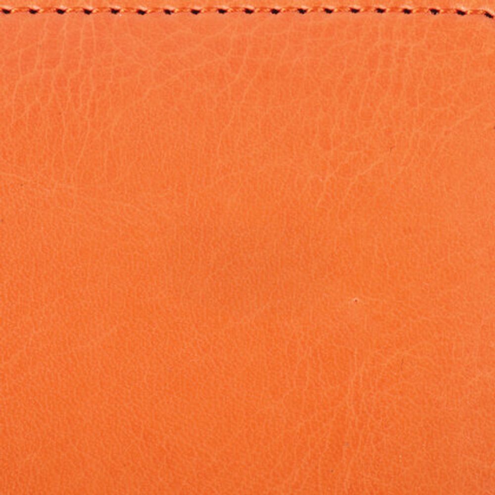 Ежедневник недатированный А5 138х213 мм BRAUBERG "Rainbow" под кожу, 136 л., оранжевый, 111668