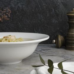 Тарелка глубокая 500 мл d 21 см h6,5 см белая фарфор P.L. Proff Cuisine [4]