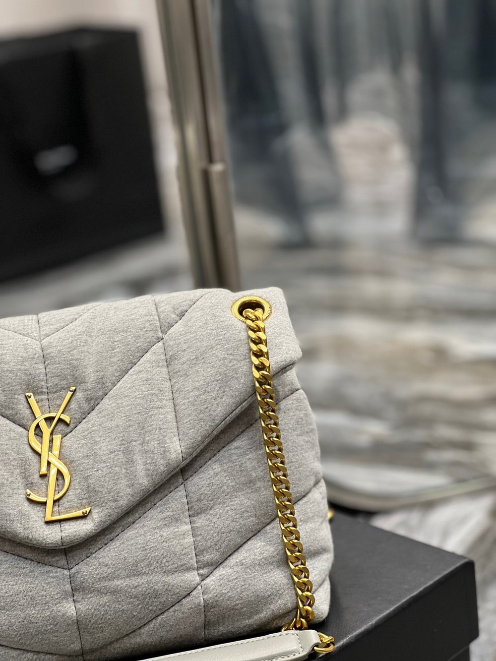 Saint Laurent Loulou Puffer Bag 29 cm