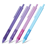 Ручка шарик. автомат. 0,35мм. "Profit 500 Pastel color" синяя, эргономичная с грипом (STAFF)