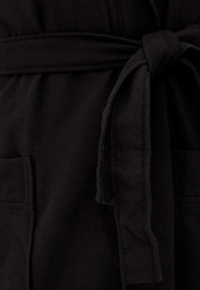 Марвин (черный) М Мужской Халат с капюшоном