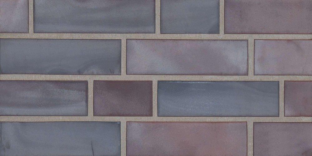 Stroeher - 325 achatblue flashed, Keravette, unglasiert, неглазурованная, гладкая, 240x71x11 - Клинкерная плитка для фасада и внутренней отделки