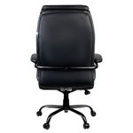 Кресло руководителя Helmi HL-ES09 "Armor", повышенной прочности, экокожа черная, до 250кг