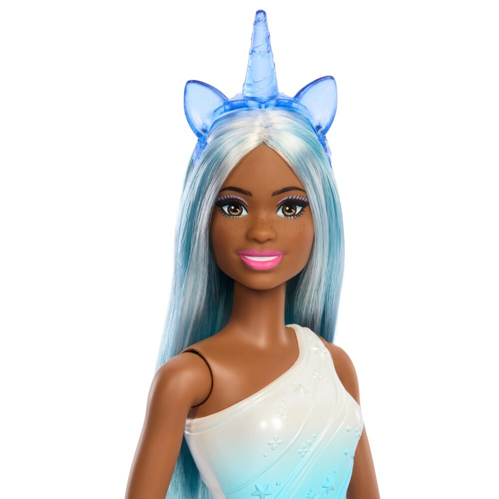 Barbie Fashionistas - Кукла Barbie Единорог в голубом наряде HRR14 / артикул   HRR12 HRR14  / GTIN 194735183654