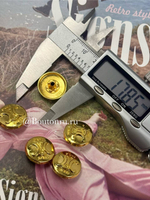 Шляпка под установочные кнопки Сел. золото