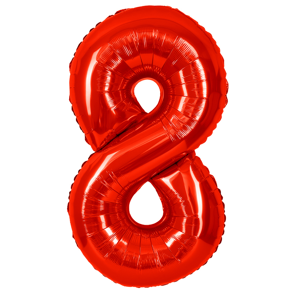Цифра 8 красный 40” г81