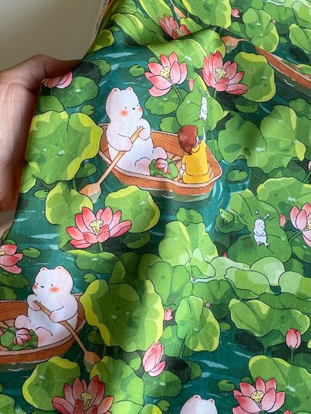 ВОДНАЯ ПРОГУЛКА, 100% хлопок Handmade Fabrics 3