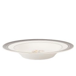 Тарелка суповая "Greige" d=21,5см (min6) (фарфор) (транспортная упаковка)