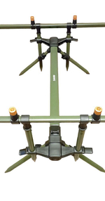 Под для рыбалки Dayo, род-под для удилищ, держатель для удочек, подставка для 4 удилищ. Место под "Ушки" на резьбе.