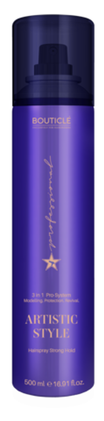 Лак сильной фиксации для волос - Bouticle Artistic Style Hairspray Strong Hold - 500 мл