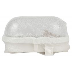 Светильник ЭРА НБП 01-60-012 с ободком Евро пластик / стекло IP53 E27 max 60Вт 185х120х110 овал белый