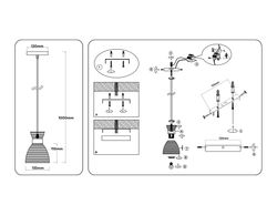Ambrella Светильник подвесной со стеклянным плафоном Modern Glory TR3406