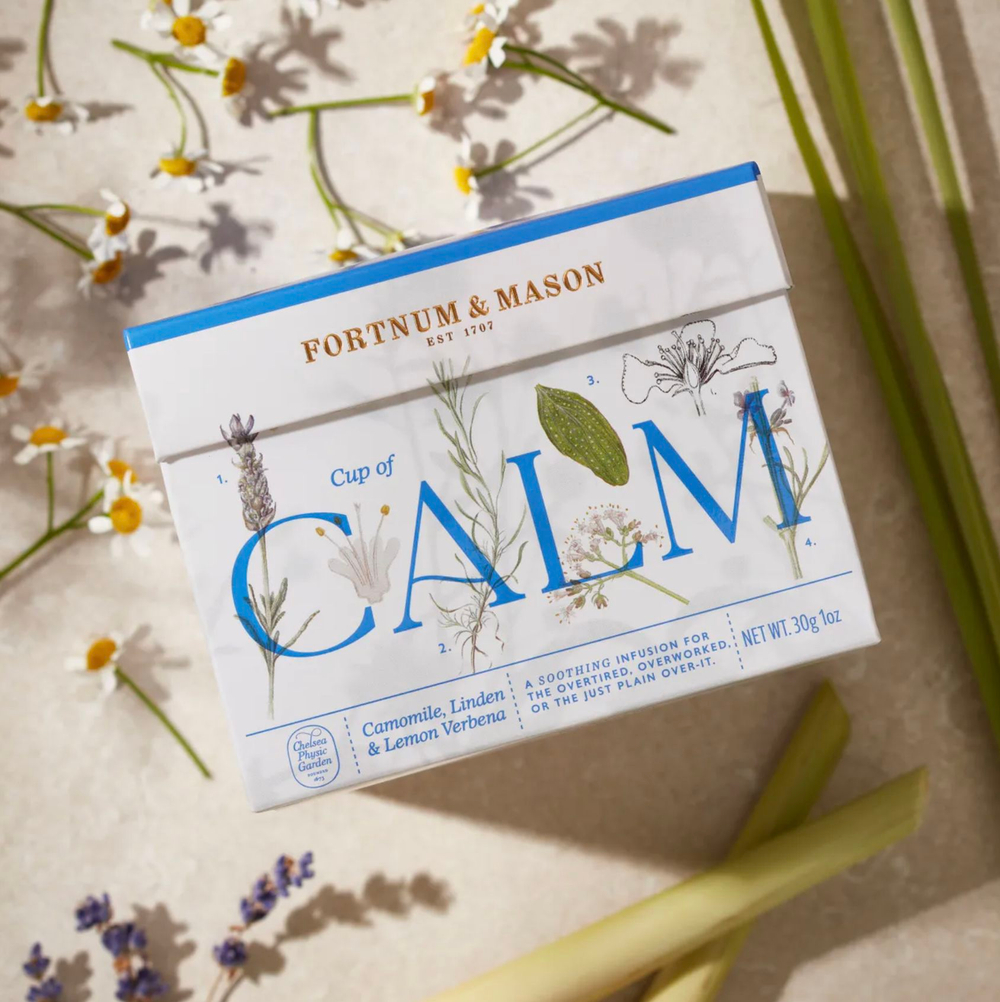 Fortnum and Mason Чайный настой Спокойствие из ромашки, липы и лимонной вербены, 3 пачки x 30 г