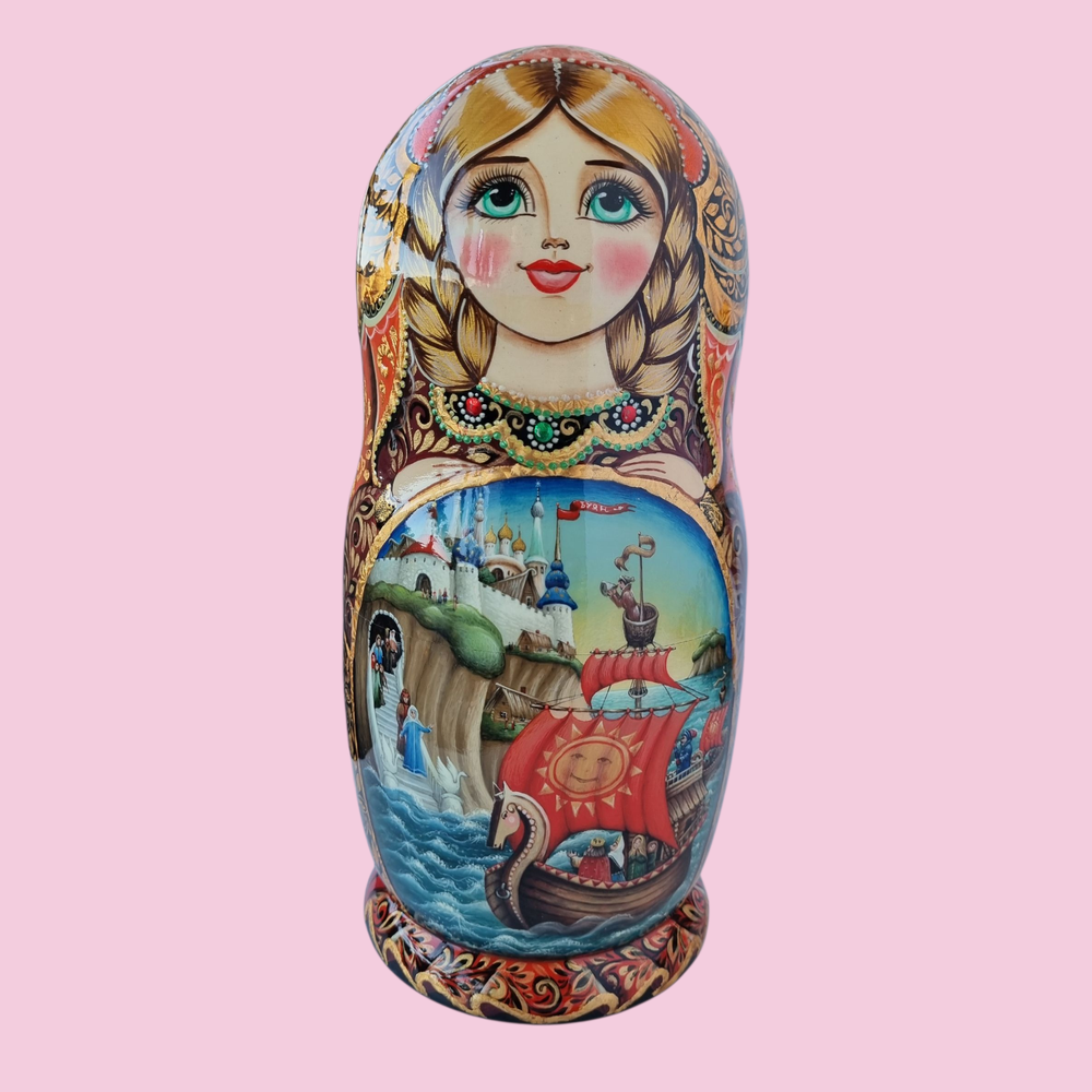 Матрёшка 21см "Царь Салтан" 7мест