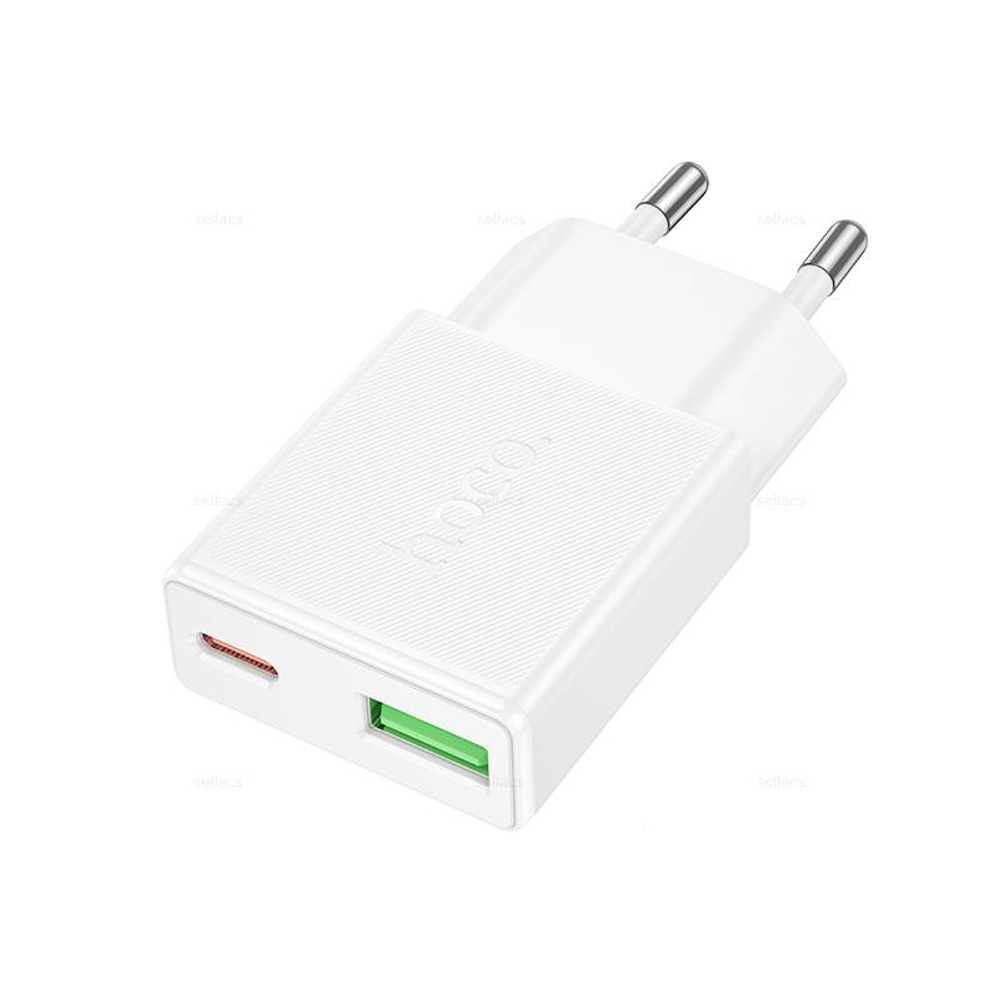 Зарядное устройство PD20W+QC3.0 Hoco N73 (white)