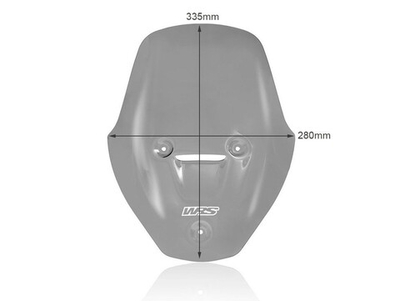 WRS Touring Ветровое стекло Ducati Diavel V4 затемненное