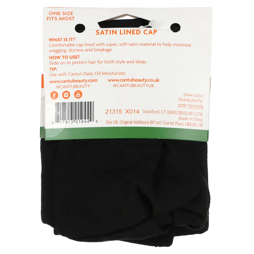 Cantu, Атласная кепка, классическая, универсальный размер, 1 шт.