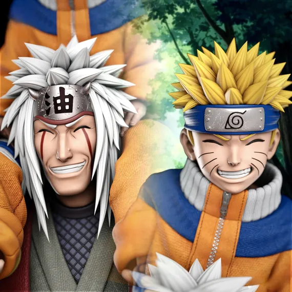 Jiraiya x Naruto - Naruto