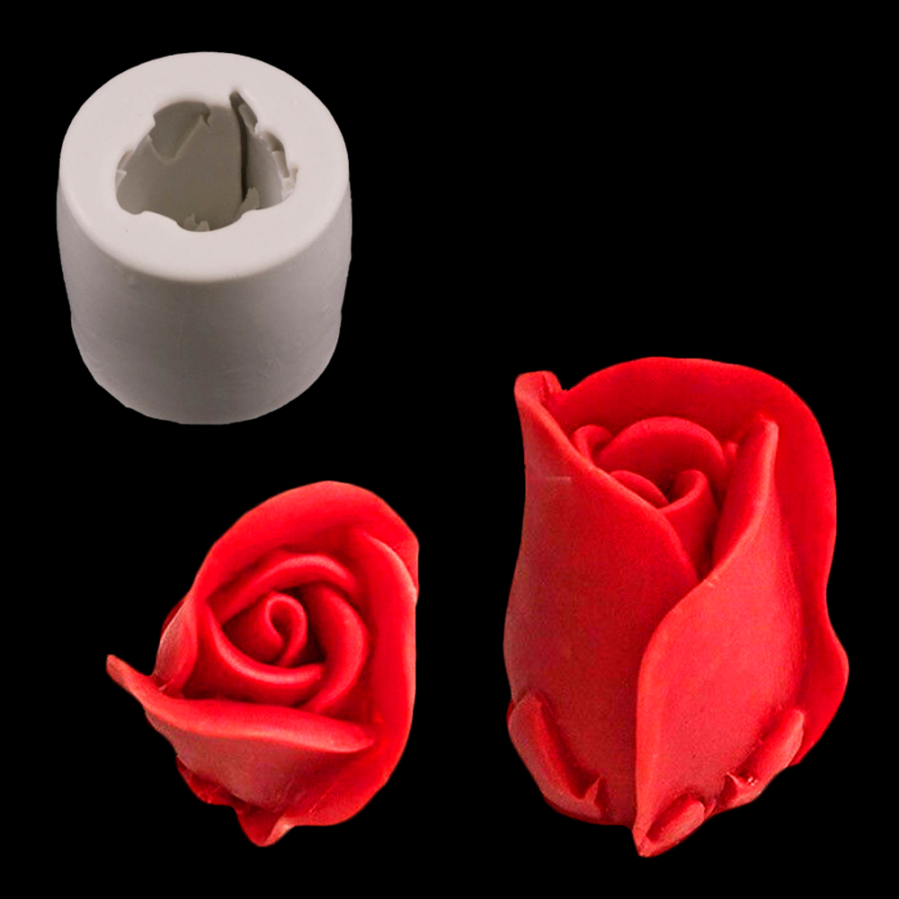 Молд 3D Бутон розы 3,5 см