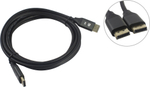 Cactus <CS-DP-DP-1.4-3> Кабель DisplayPort (M)  ->  DisplayPort  (M) 3м ver1.4