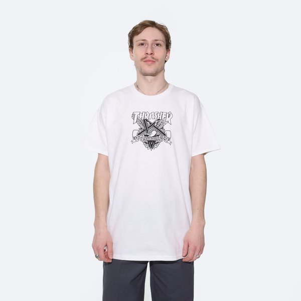 Футболка Thrasher Eaglegram T-Shirt (white) артикул: - купить в магазине Дайс
