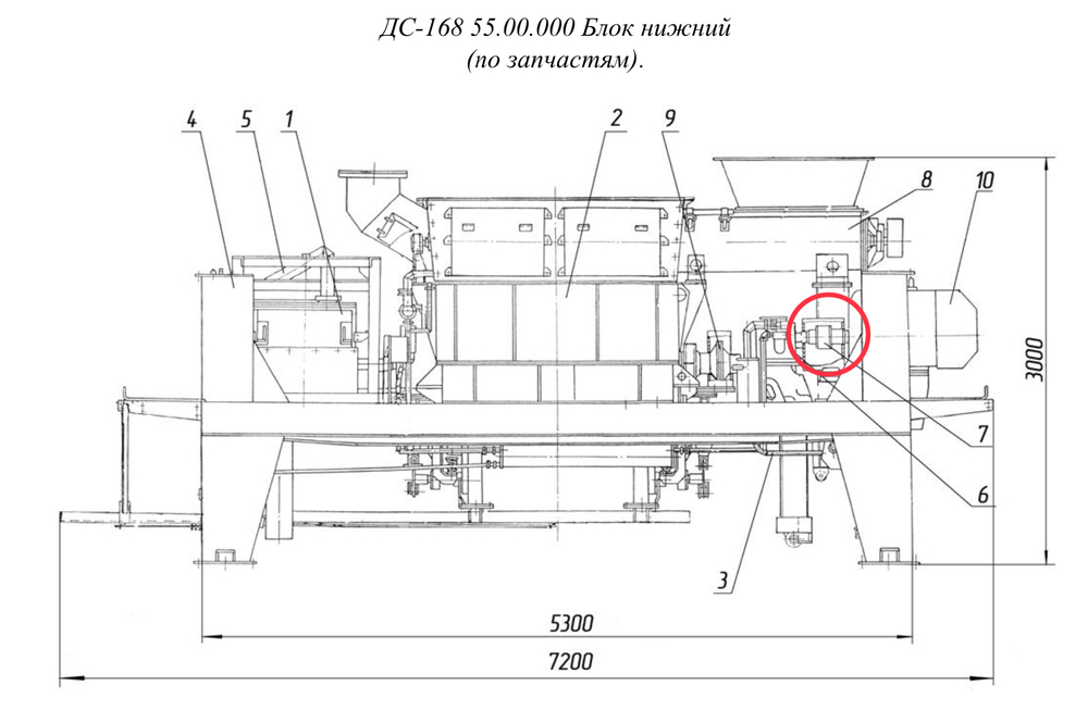 ДС-61А 10.00.330 Муфта (между редуктором и двигателем)