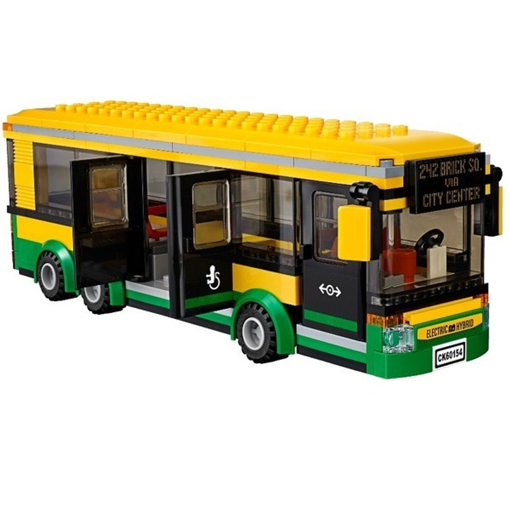 LEGO City: Автобусная остановка 60154 — Bus Station — Лего Сити Город