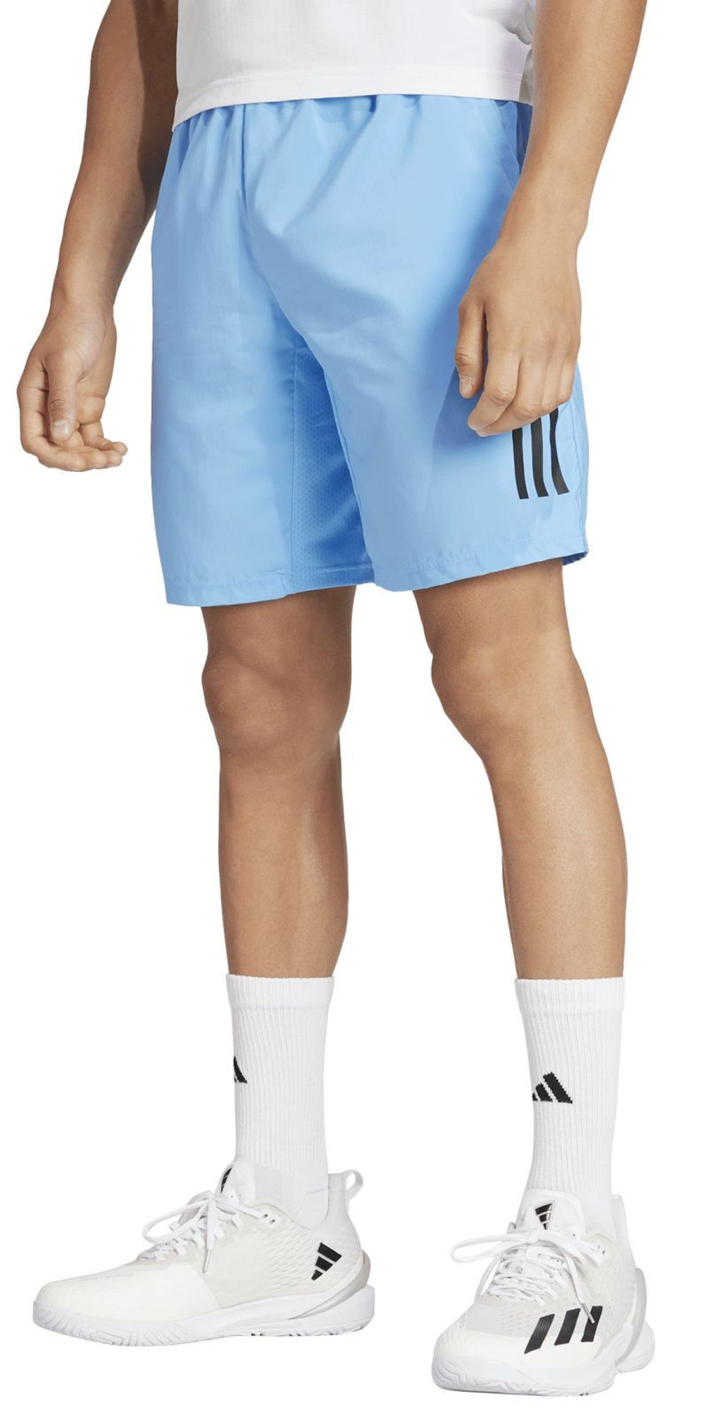 Мужские теннисные шорты Adidas Club 3-Stripes Tennis Shorts 7' - blue burst