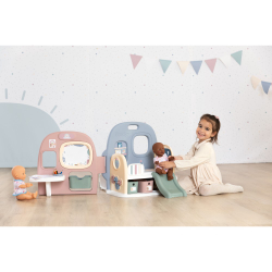 Smoby Baby Care - Уголок игр для куклы + 27 аксессуаров 240307