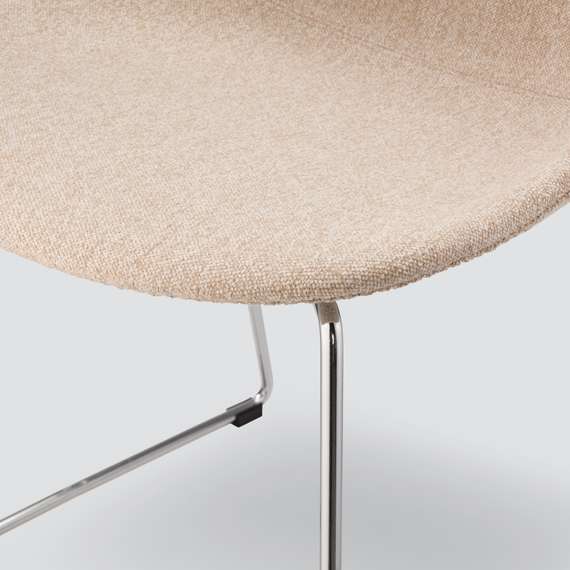 Стул Vid Soft бежевый, ножки хром