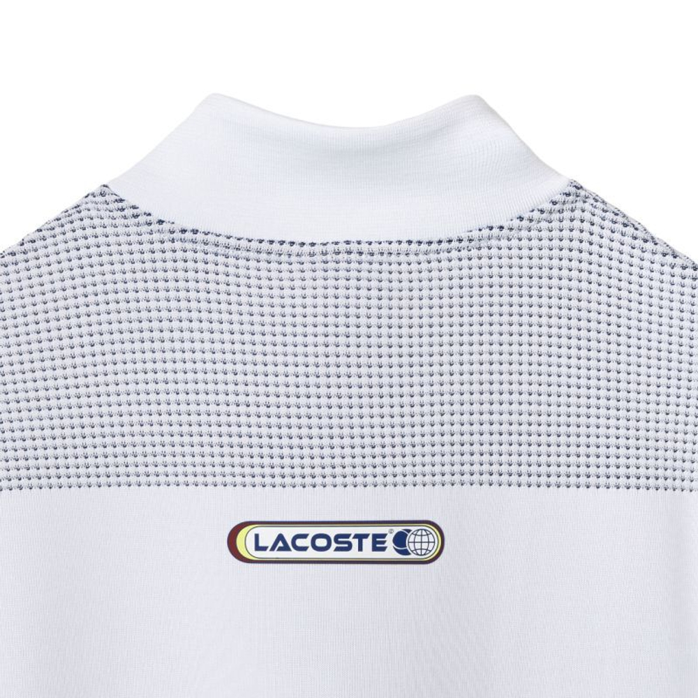 Мужская теннисная кофта Lacoste Tennis x Daniil Medvedev After Match Jacket - белый