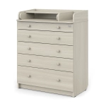 Комод Атон LEO ЛДСП 800/5 с органайзером шимо светлый