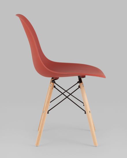 Стул Eames Style DSW терракотовый (разборный каркас)