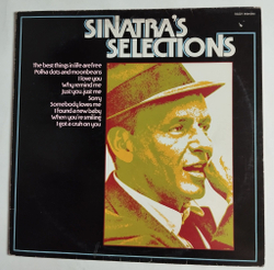Винтажная виниловая пластинка LP Frank Sinatra Selections (Belgium 1976)