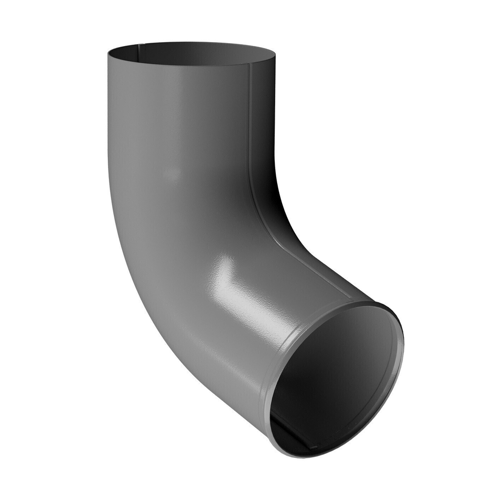 Отвод трубы Docke Stal Premium PVPO-1086 D125/90 мм графит
