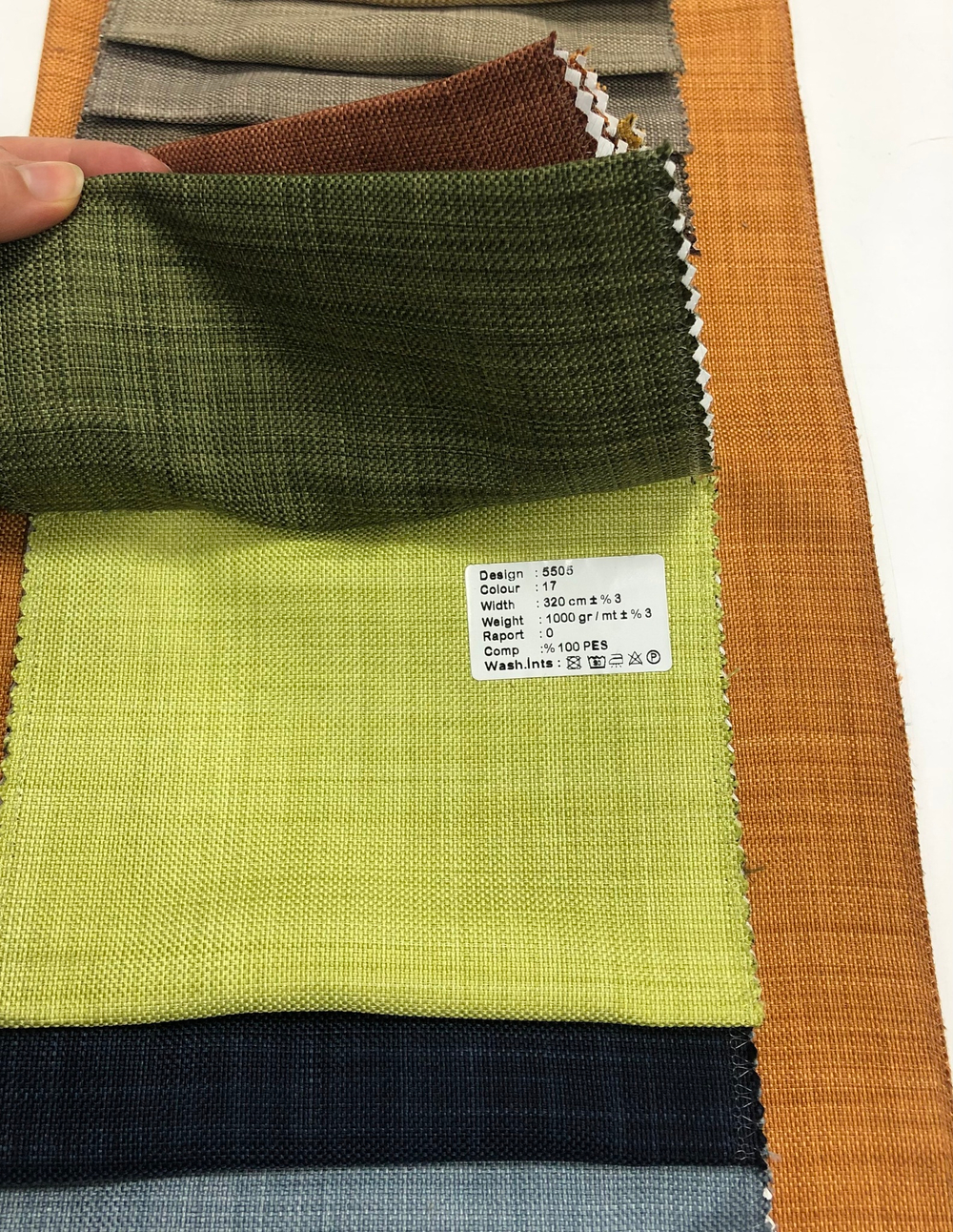 Портьерная ткань dimout фактурный Megara арт. 5505 (высота 320 см, Турция)