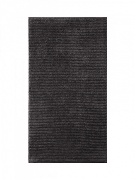 Полотенце махровое DeNASTIA Узкая Волна 500gsm 70x130 100% хлопок, темно-серый