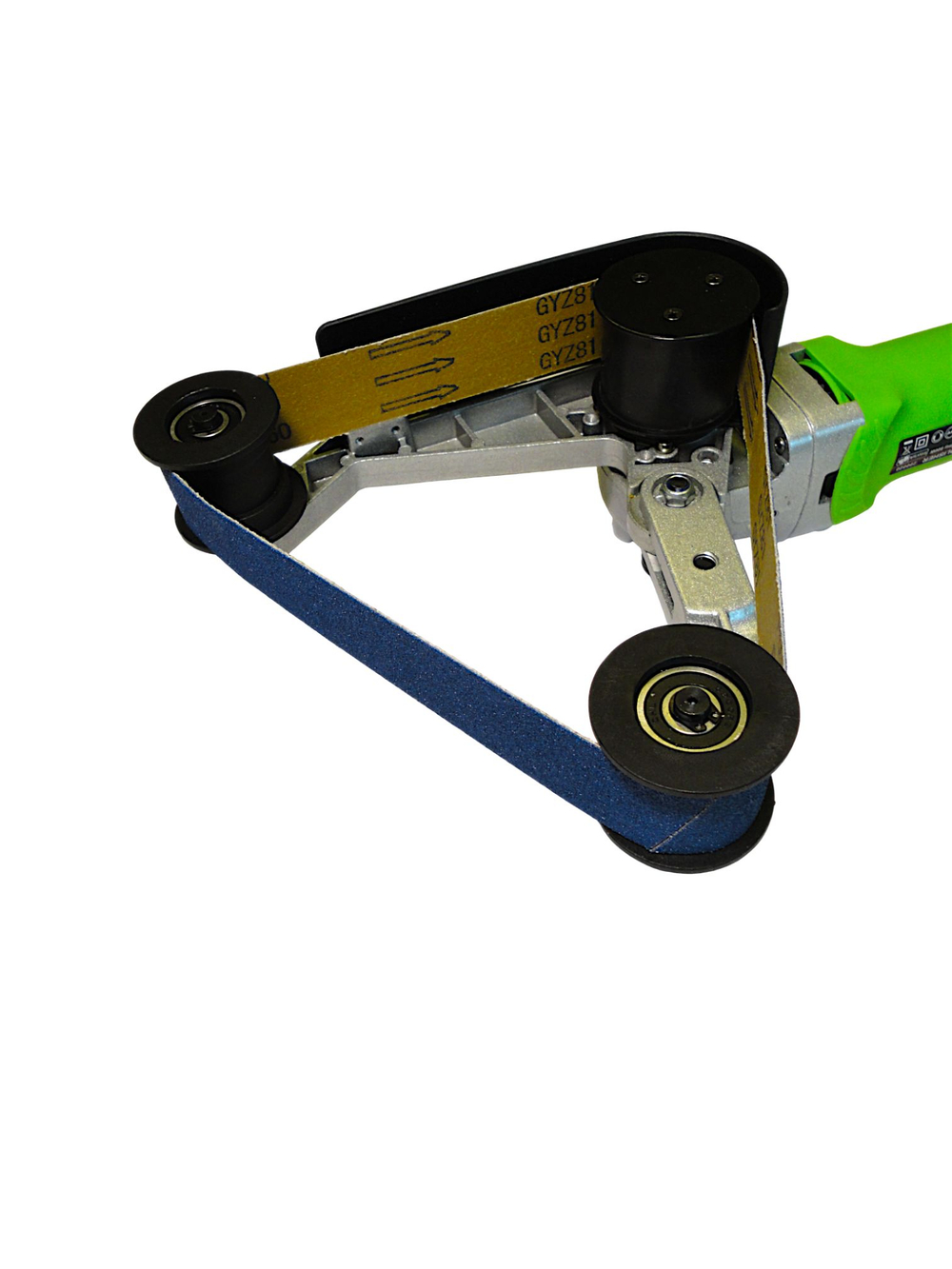 Трехроликовая ленточная шлифмашина для труб MY3016 SINICA, лента 40х760 мм