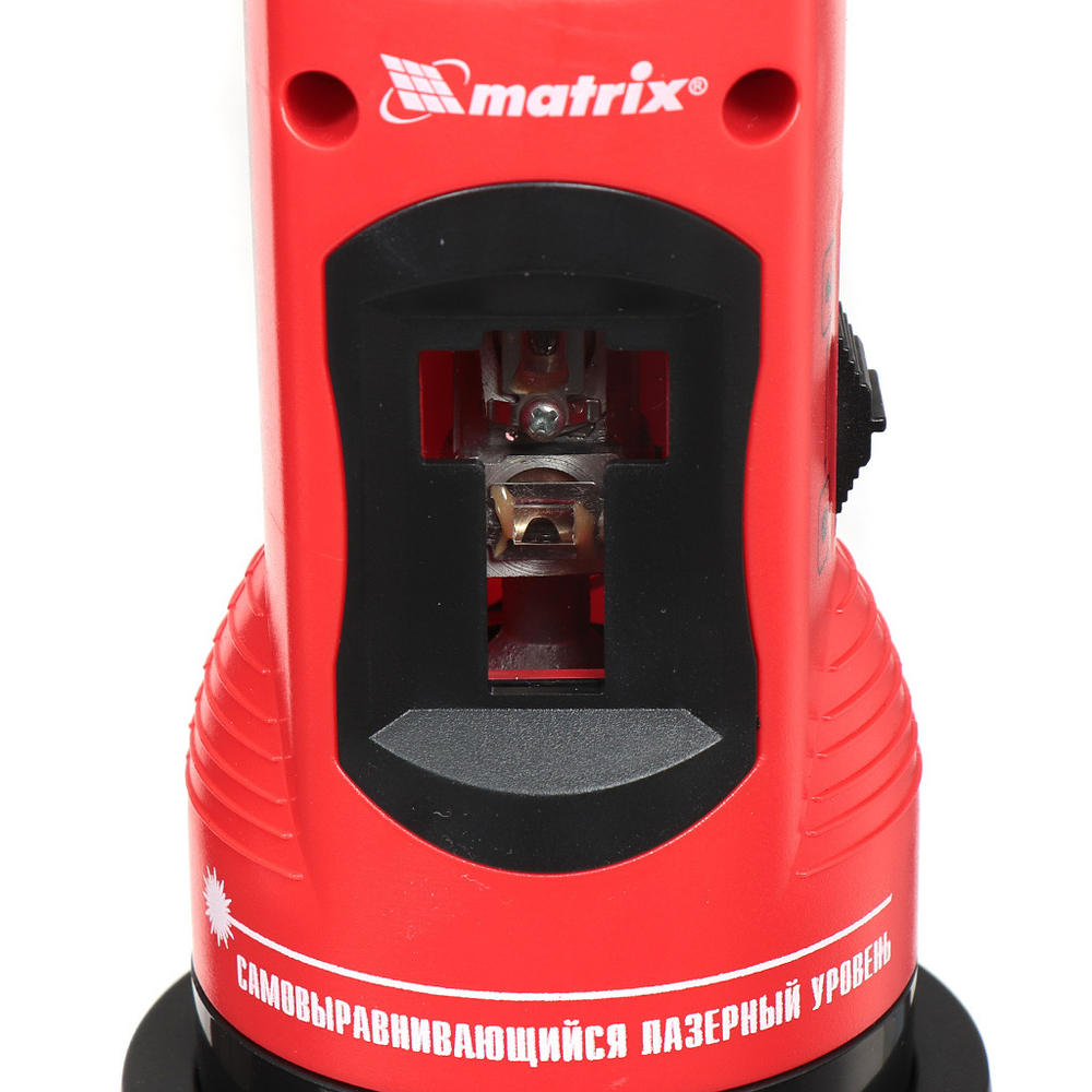 Уровень лазерный, 10 м, самовырав, 100 мм, со штативом, 1260 мм, Matrix, 35023