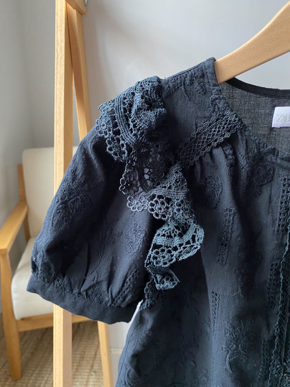 Хлопковая блуза Zara, 122