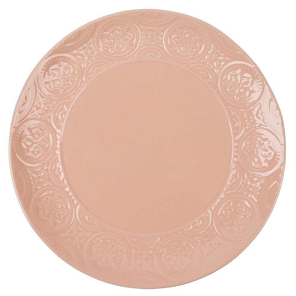 Блюдо сервировочное "Пастель" d=27м. h=2,5см. (4вида) (min4) (транспортная упаковка)