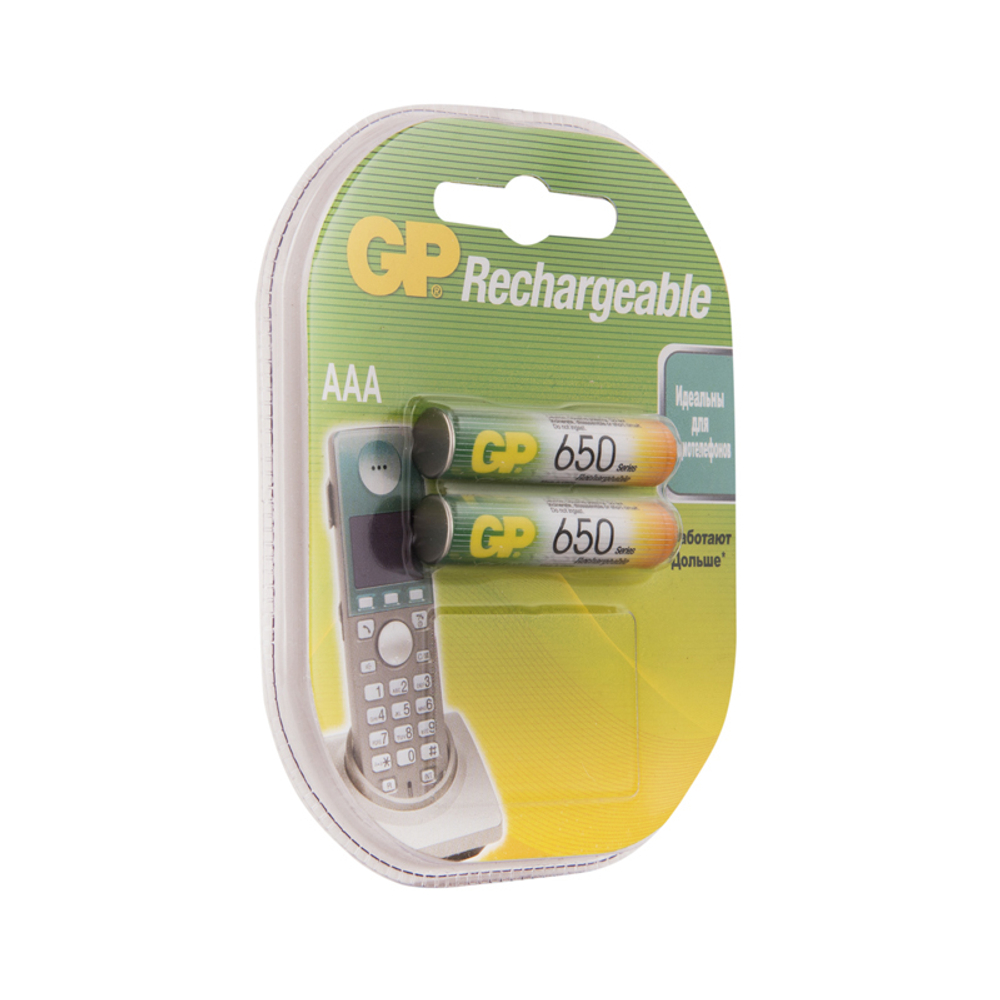 Батарейка-аккумулятор R03 AAA GP 650MA/h (1шт.)