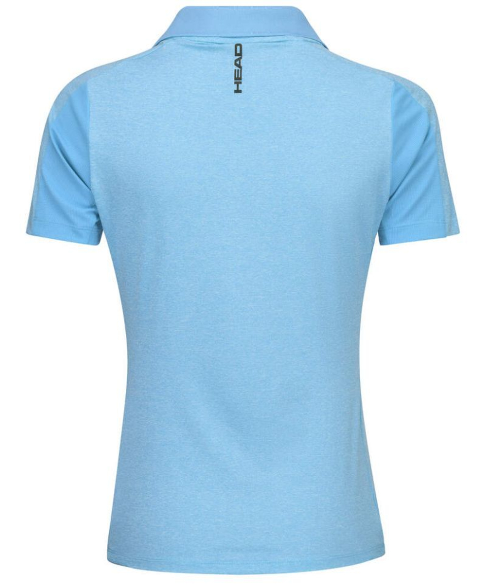 Женское поло Head Padel Tech Polo Shirt - electric blue
